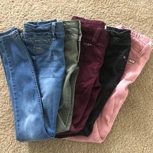 5 pairs girls Mudd jeans